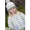 Lisa F Little Cupcakes LF02 Stripe Cardigan with Patch Pockets