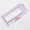 Knitpro Knitting Needle and Crochet Gauge with Yarn Cutter - Lilac