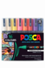 Uni Posca 1.8-2.5mm Med Bullet 16 Pack - Assorted