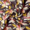 Domotex 100% Cotton - 115gsm Large Flower Brown