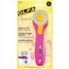 OLFA Splash Rotary Cutter 45mm - Fairy Floss Pink