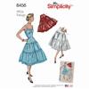 Simplicity Pattern 8456 Women’s Vintage Petticoat and Slip