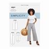 Simplicity Pattern S8841 Misses' Wide or Slim Leg Pull-on Pants