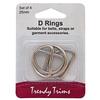 Trendy Trims D Rings 4sets/Pkg