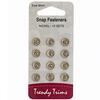 Trendy Trims Metal Snap Fasteners - Nickel