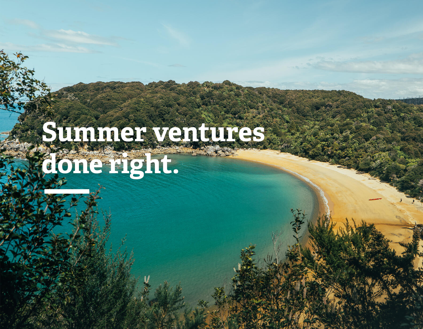 Summer ventures done right mobile hero