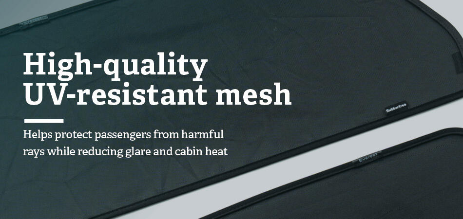 Rubbertree Safe Shades High-quality UV-resistant Mesh