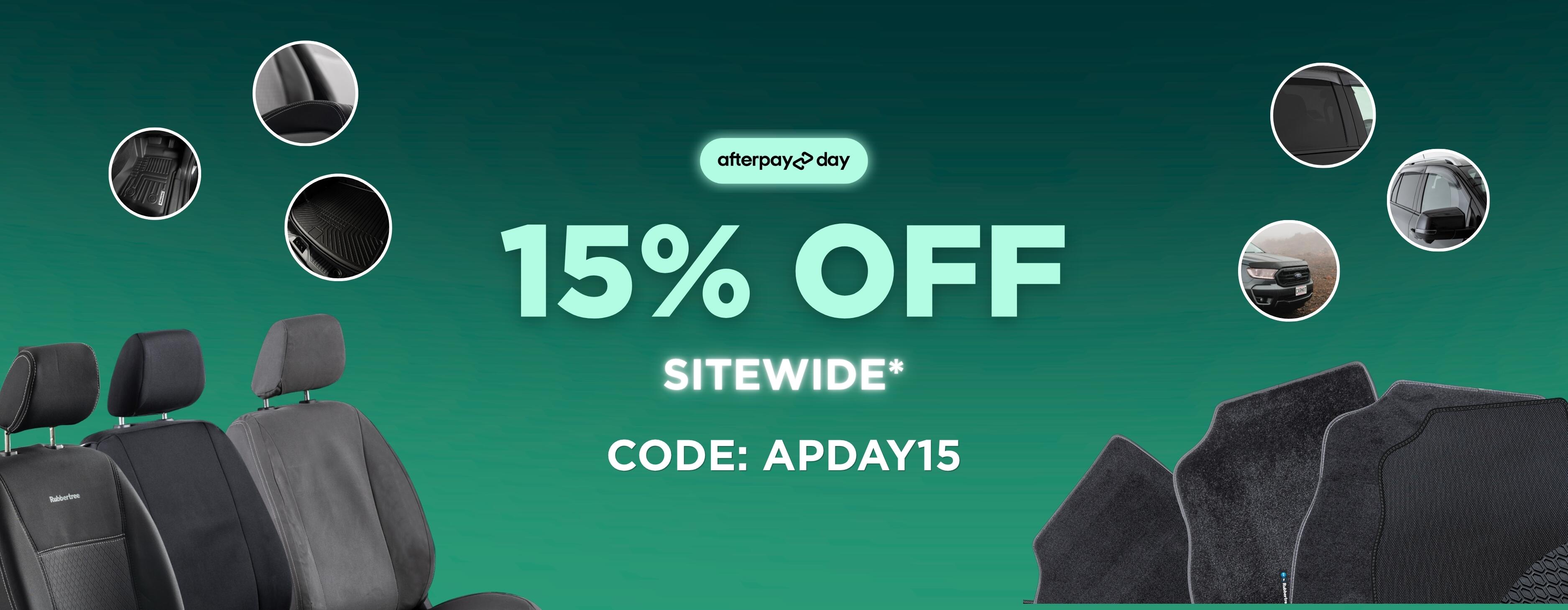 Afterpay Day 15% Off