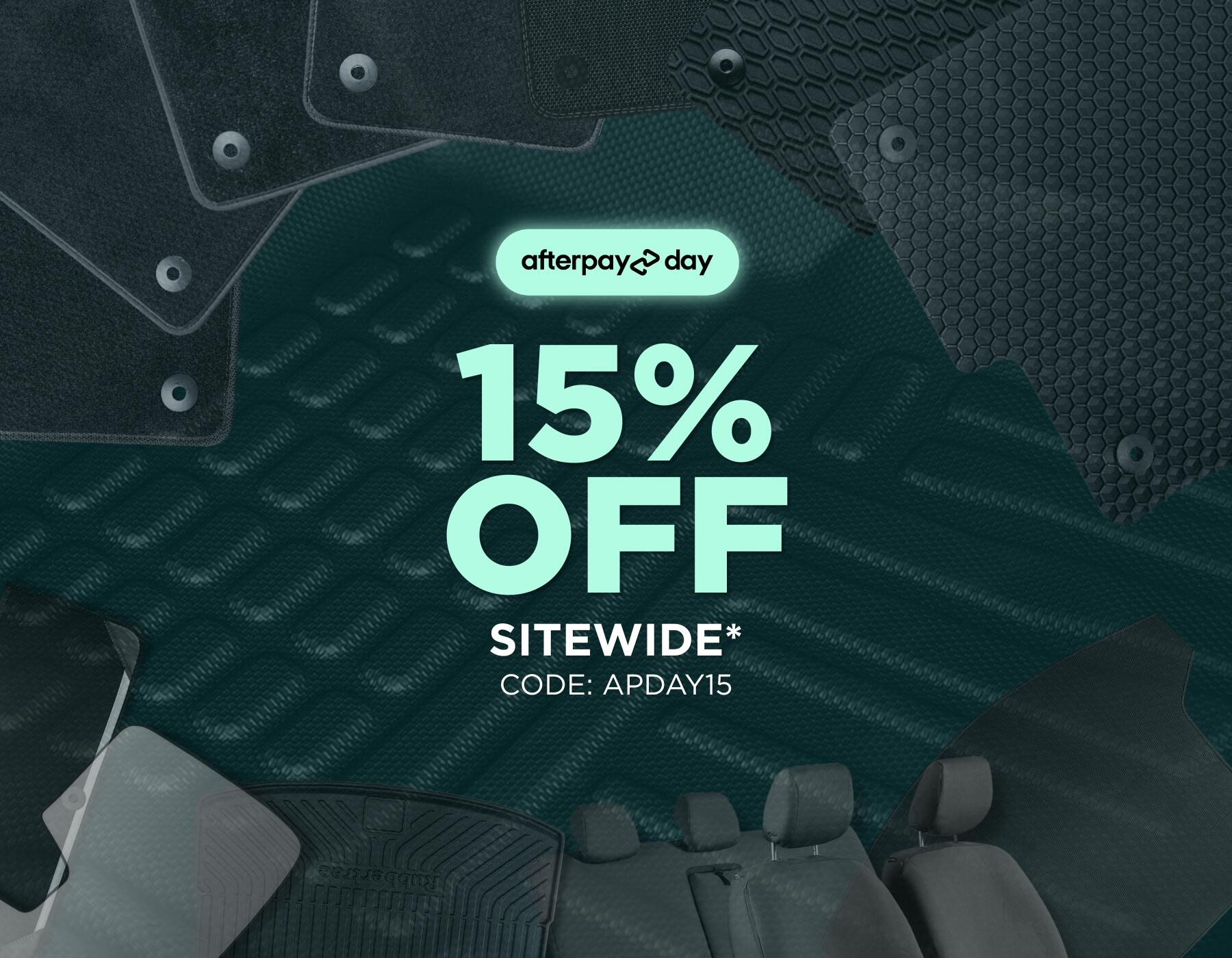 Afterpay Day 15% off