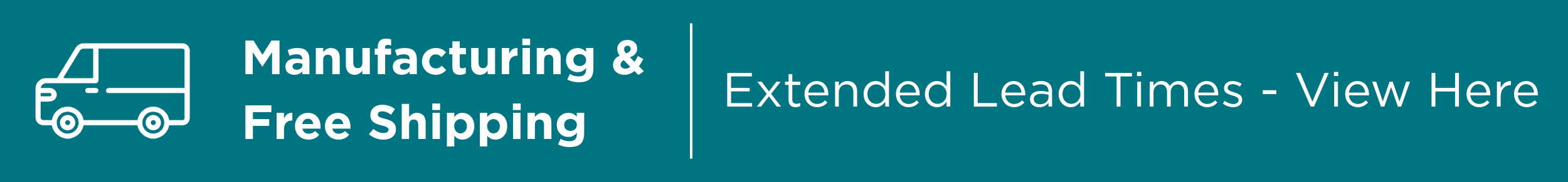 Extended Lead Times