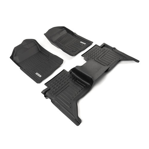 Deep Dish Car Mats Fits Ford Ranger (Next Gen XLT Dual Cab PHEV) 2025 ...
