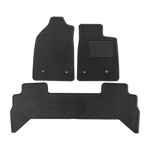 Rubber Car Floor Mats for Holden Colorado RG Facelift (Dual Cab) 2015