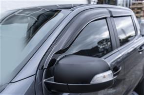 Tinted Weather Shields to suit Holden Colorado Dual Cab (2nd Gen) 2012-2016