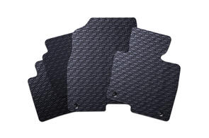 All Weather Rubber Car Mats to suit Toyota Hilux Extra Cab (8th Gen Facelift Auto) 2020 onwards