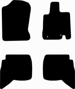 Heavy Duty Rubber Car Mats for Toyota Rush (Automatic) 2006-2013