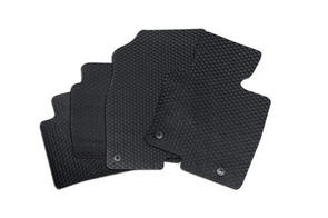 Heavy Duty Rubber Car Mats for Toyota Hilux Workmate Dual Cab (8th Gen Facelift Auto) 2020+