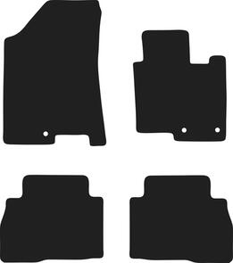 EV Rubber Car Mats Fits Kia Sportage (5th Gen NQ5 Hybrid) 2021-2025