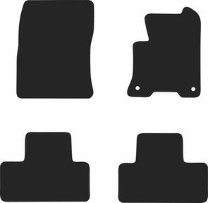 EV Rubber Car Mats for Mercedes EQB (5 Seat) 2021+