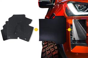 Rubber Mats Bundle to suit Dodge Ram Laramie Crew Cab (5th Gen) 2019+