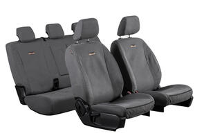 TUFFSEAT 12oz Canvas Seat Covers to suit Toyota Hilux Workmate Single Cab (8th Gen) 2015+
