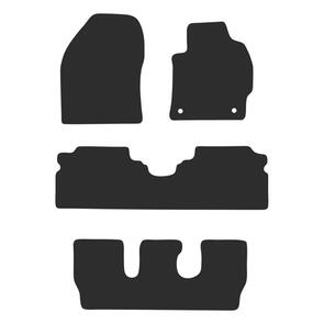 EV Rubber Car Mats Fits Toyota Prius V 7 Seat 2012-2021