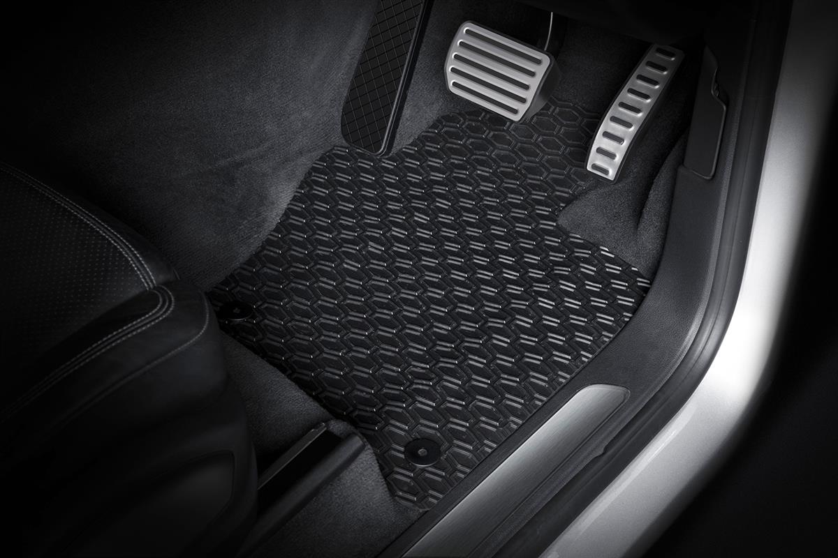Perfect Fit Beige Carpet Car Mats for Citroen Berlingo First 06> Black Ribb Tr 
