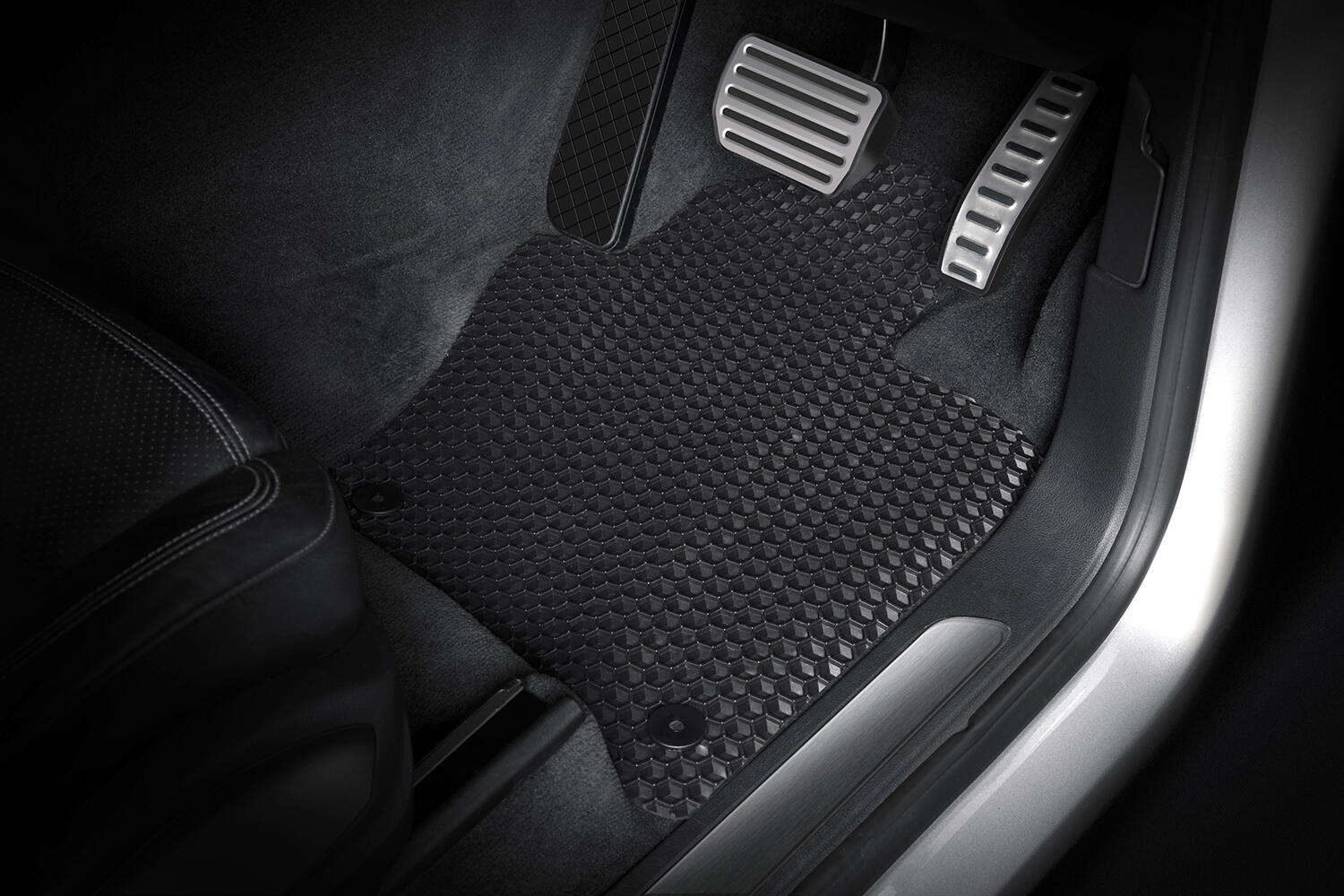 Heavy Duty Rubber Car Mats to suit Hyundai Palisade (1st Gen) 2020