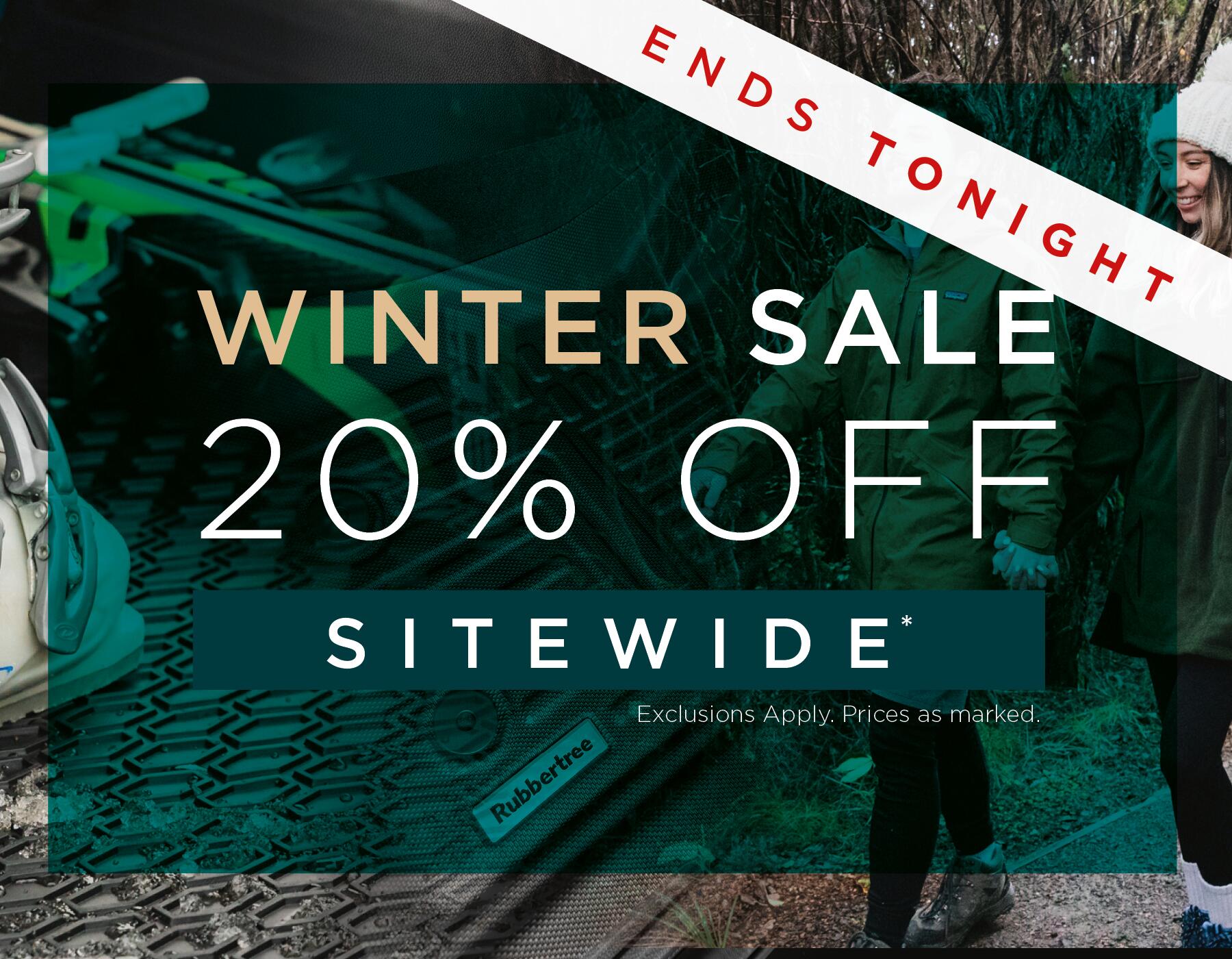 Winter Sale Home Page Mobile Ends Tonight 2026