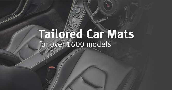 Car Mats Landing Banner