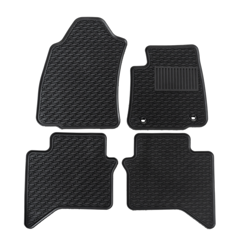 Rubber Car Floor Mats for Toyota Hilux Dual Cab (8th Gen Facelift Auto ...