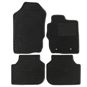 Lipped All Weather Rubber Car Mats for Ford Everest (2nd Gen) 2015-2022