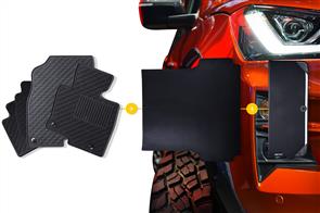 Rubber Mats Bundle to suit Isuzu D-Max Double Cab (2nd Gen) 2012-2016