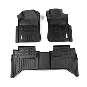 Deep Dish Car Mats Fits Toyota Hilux Dual Cab (7th Gen Facelift) 2011-2015