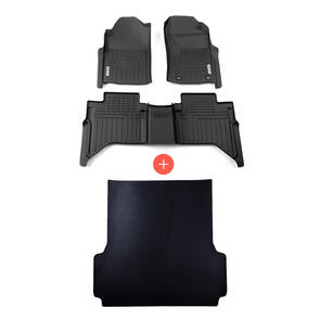 Deep Dish Mats & TPR Liner Bundle For Toyota Hilux Dual Cab (8th Gen Facelift Manual) 2020+