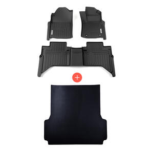Deep Dish Mats & Dome TPR Liner Bundle to suit Toyota Hilux Dual Cab (8th Gen Auto) 2015-2020