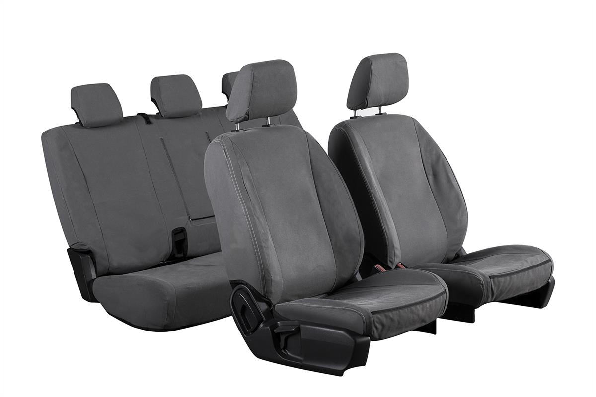 Citroen C4 Cactus Front & Back Seat Protectors Heavy Duty Waterproof Cover Black 