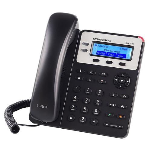 IP Phone, 132x48 LCD, 2x LAN, PoE, No speed dial keys, 2 line reg