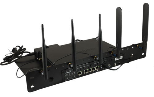 AER 2100 rack mount with flexible antenna leads