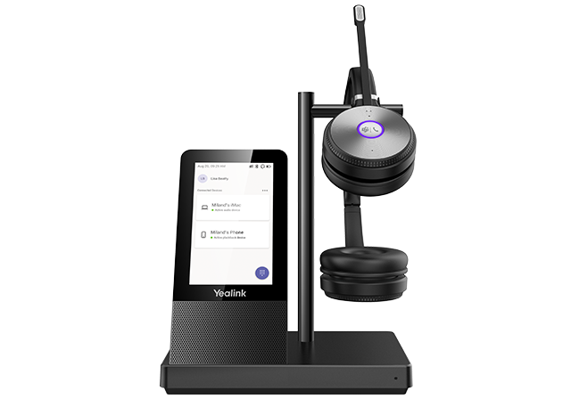 DECT Wireless Headset, Stereo, for UC and MS TEAMS