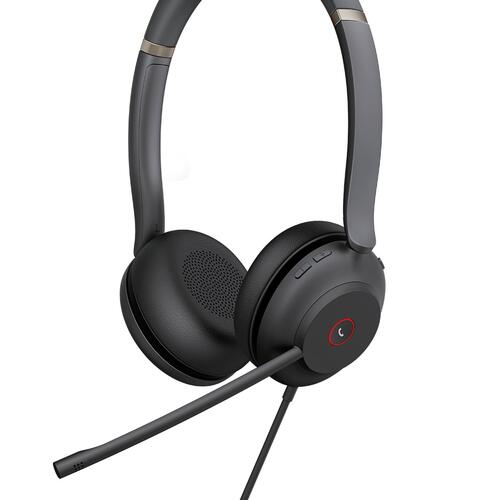 USB (Wired) Stereo Headset, for UC and MS Teams, USB A and C