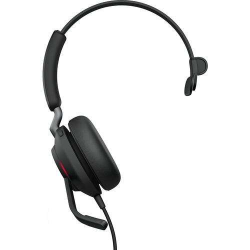 Evolve2 40 Mono Wired On-Ear Headset, MS Teams, USB Type-A