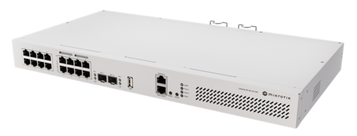 16-Port Gigabit Switch with 8 PoE Out and 2x 10G SFP+ Ports