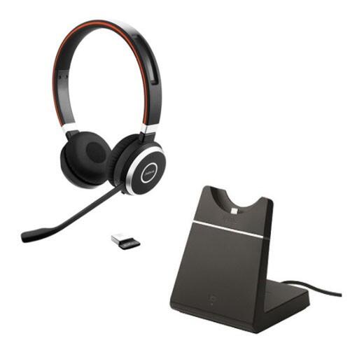 Evolve2 65 Bluetooth (Wireless) Stereo Headset, With Stand, USB-A, MS