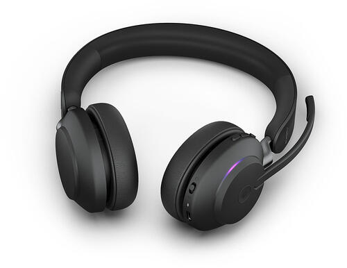 Evolve2 65 Stereo Wireless On-Ear Headset, MS Teams, USB Type-A