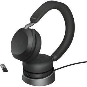 Evolve2 75 Bluetooth Stereo Headset, with Charging Stand, USB-A, UC