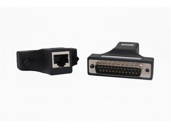 Adapter RJ45-DB25F DCE crossover