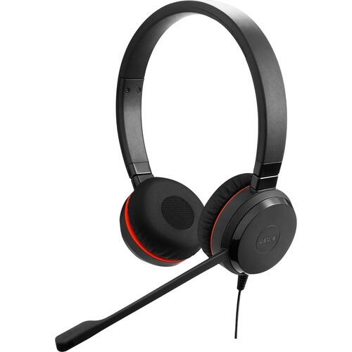 Evolve 30 II Stereo Wired (3.5mm and USB-C) Headset, MS