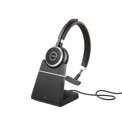 Evolve 65 SE Link380a Mono Headset, Wireless, MS, with Charging Stand