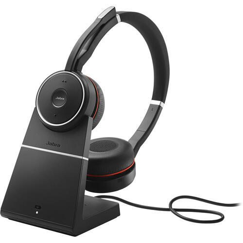 Evolve 75 Stereo Bluetooth Wireless Headset, with Charge Stand, UC