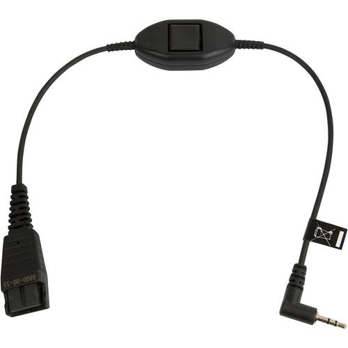 Headset Audio Cable Adapter, Phone Cable QD to 2.5mm